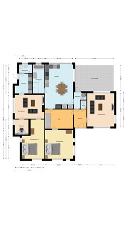 Plattegrond - Linderveld West 24, 7681 RS Vroomshoop - Begane grond.jpg